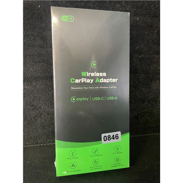 1 Wireless CarPlay Adapter - Plug & Play Design; Converts Wired to Wireless CarPlay - New Sealed