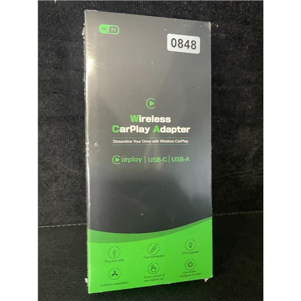 1 Wireless CarPlay Adapter - Plug & Play Design; Converts Wired to Wireless CarPlay - New Sealed