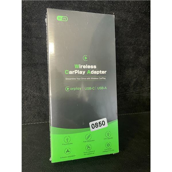 1 Wireless CarPlay Adapter - Plug & Play Design; Converts Wired to Wireless CarPlay - New Sealed