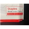 Image 3 : 1 Pack of 500 Blank White Index Cards - Large 5" x 8" Size - New