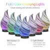 Image 2 : 1 Glass Essential Oil Diffuser; 120ml Ultrasonic Aromatherapy Diffuser w/ LED Color Light - New