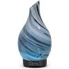 Image 1 : 1 Glass Essential Oil Diffuser; 120ml Ultrasonic Aromatherapy Diffuser w/ LED Color Light - New