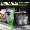 Image 5 : 1 DriveAuto Collapsible Car Trunk Organizer; Multi-Compartment Storage (23" x 11" x 17") - New