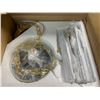Image 3 : 1 Aolala Modern Crystal Chandelier Ceiling Light - Gold Pendant Light - New in Box