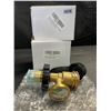 Image 2 : 2 Aekops 100lb Propane Tank Adapters/Propane Gauges - Solid Brass - New