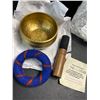 Image 3 : 1 Ohm 5" Tibetan Singing Bowl Set; Meditation Sound Bowl - For Healing/Mindfulness/Stress Relief