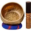 Image 1 : 1 Ohm 5" Tibetan Singing Bowl Set; Meditation Sound Bowl - For Healing/Mindfulness/Stress Relief