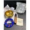 Image 2 : 1 Ohm 5" Tibetan Singing Bowl Set; Meditation Sound Bowl - For Healing/Mindfulness/Stress Relief