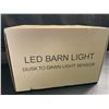 Image 4 : 2-Pack LED Barn Lights - 150W 20,000LM Outdoor Dusk to Dawn Security Lights - New in Box!