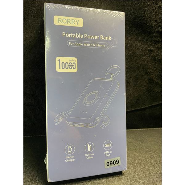 1 Rorry Portable Power Bank/Charger - 10,000mAh - New Sealed