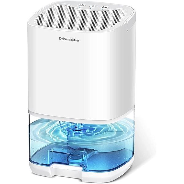 1 Dehumidifier (Model H2102) 35oz w/ 7-Colour LED Lights/Ultra-Quiet Design/Auto Shut-Off - New
