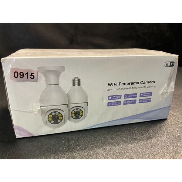 1 Light Bulb WiFi Panorama Home Security Camera - New Sealed