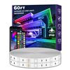 Image 1 : Ailbton 60FT Long Outdoor LED RGB Strip Light Kit - Waterproof w/ Bluetooth App Control/Remote - NE