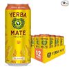 Image 1 : 1 Case of Guayakí Yerba Mate Organic Energy Drink Alternative Beverages - Peach; 12 x 458ml Cans