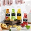 Image 7 : Box of 4 Glass Carafes with 8 Lids - 1L Size Beverage Pitchers w/ Chalkboard Tags - New in Box