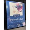 Image 1 : 2 Pack of Art-n-Fly Watercolor Pads - 30 Heavy Weight Sheets Each (9in x 12in Size) - New Sealed