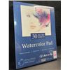 Image 1 : 2 Pack of Art-n-Fly Watercolor Pads - 30 Heavy Weight Sheets Each (9in x 12in Size) - New Sealed