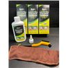 Image 2 : 3 Oleciya Mold Stain Cleaner/Mold Remover Gel Kits - 150ml each w/ Cleaner Brush & Cloth - New