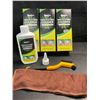 Image 2 : 3 Oleciya Mold Stain Cleaner/Mold Remover Gel Kits - 150ml each w/ Cleaner Brush & Cloth - New