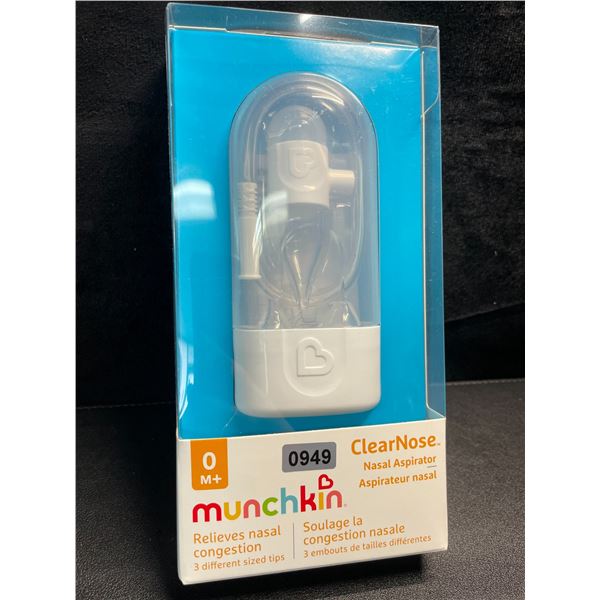 1 Munchkin ClearNose Nasal Aspirator - Relieves Baby Nasal Congestion - New