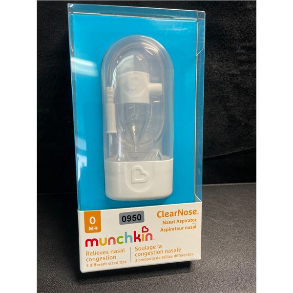 1 Munchkin ClearNose Nasal Aspirator - Relieves Baby Nasal Congestion - New