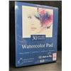 Image 1 : 2 Pack of Art-n-Fly Watercolor Pads - 30 Heavy Weight Sheets Each (9in x 12in Size) - New Sealed