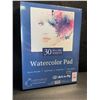 Image 1 : 2 Pack of Art-n-Fly Watercolor Pads - 30 Heavy Weight Sheets Each (9in x 12in Size) - New Sealed