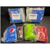 Image 2 : 3 4-Packs of Silicone Beer Can Covers That Look Like Soda! Soda Designs (Pepsi, Coca-Cola) - New
