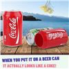 Image 5 : 3 4-Packs of Silicone Beer Can Covers That Look Like Soda! Soda Designs (Pepsi, Coca-Cola) - New