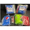 Image 2 : 3 4-Packs of Silicone Beer Can Covers That Look Like Soda! Soda Designs (Pepsi, Coca-Cola) - New
