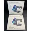 Image 1 : 2 Yoxinta 3-In-1 Wireless Chargers - Charges Phone/Watch/Airpods - Brand New