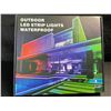 Image 2 : Ailbton 100FT Long Outdoor LED RGB Strip Light Kit - Waterproof w/ Bluetooth App Control/Remote; NEW