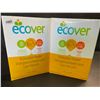 Image 1 : 2 Boxes of Ecover Natural Plant-Based Dishwasher Powder - Citrus - 1.36kg - New Sealed