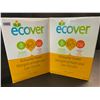 Image 1 : 2 Boxes of Ecover Natural Plant-Based Dishwasher Powder - Citrus - 1.36kg - New Sealed