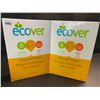 Image 1 : 2 Boxes of Ecover Natural Plant-Based Dishwasher Powder - Citrus - 1.36kg - New Sealed