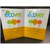 Image 1 : 2 Boxes of Ecover Natural Plant-Based Dishwasher Powder - Citrus - 1.36kg - New Sealed