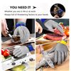 Image 2 : 1 Level 5 Cut Resistant Steel Wire Glove Size Large - New