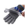 Image 4 : 1 Level 5 Cut Resistant Steel Wire Glove Size Large - New