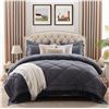 Image 1 : 1 Nexhome Grey King Size Bed in a Box Set - New