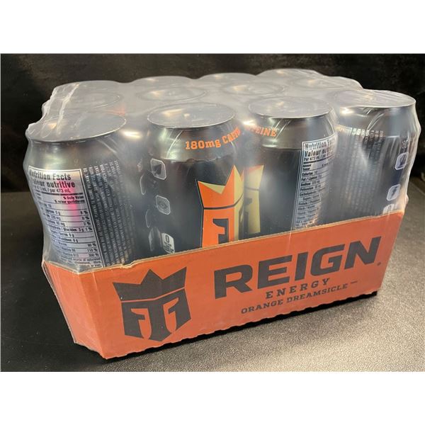 1 Case of REIGN Energy Drinks - Orange Dreamsicle - 12 x 473ml Cans (BB: FEB 16/2026)