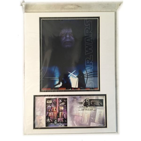 Stars Wars Promo Poster/Stamp Collectible Card