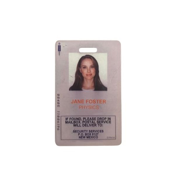 Thor Jane Foster's (Natalie Portman) ID Movie Props
