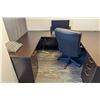 Image 3 : CONTENTS OF OFFICE INCLUDING U-SHAPED DESK, 1 LG
