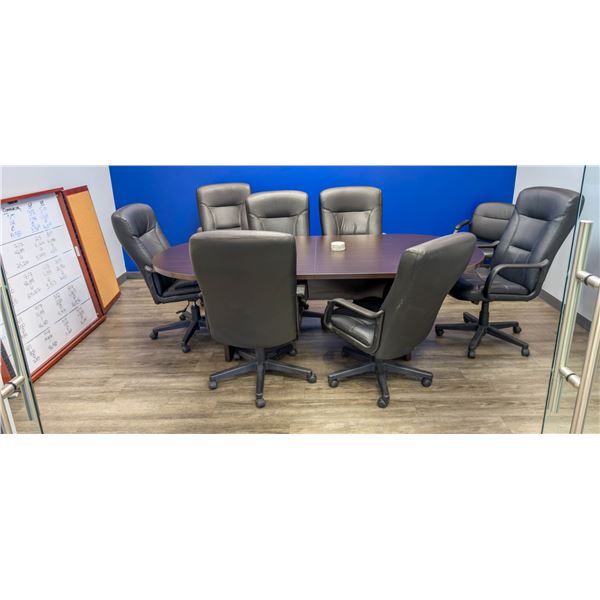 CONTENTS OF BOARD ROOM INCLUDING 7 OFFICE CHAIRS,