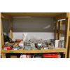 Image 3 : WOODEN STORAGE RACK W/ CONTENTS INCL: FASTENERS,