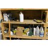 Image 5 : WOODEN STORAGE RACK W/ CONTENTS INCL: FASTENERS,