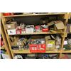 Image 5 : WOODEN STORAGE RACK W/ CONTENTS INCL: HARDWARE,