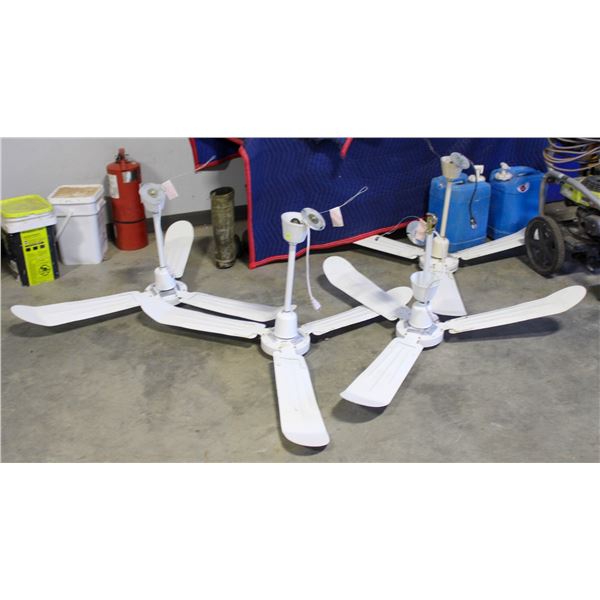 SET OF 4 COMMERCIAL CEILING FANS