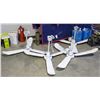 Image 1 : SET OF 4 COMMERCIAL CEILING FANS