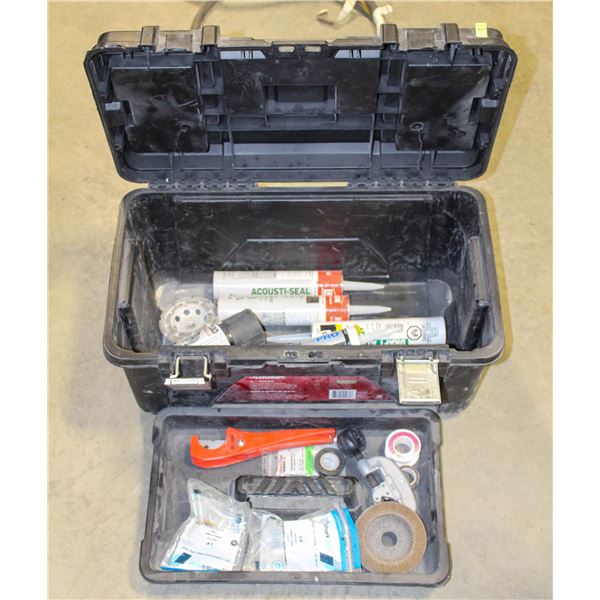 HUSKY TOOL BOX W/ CONTENTS